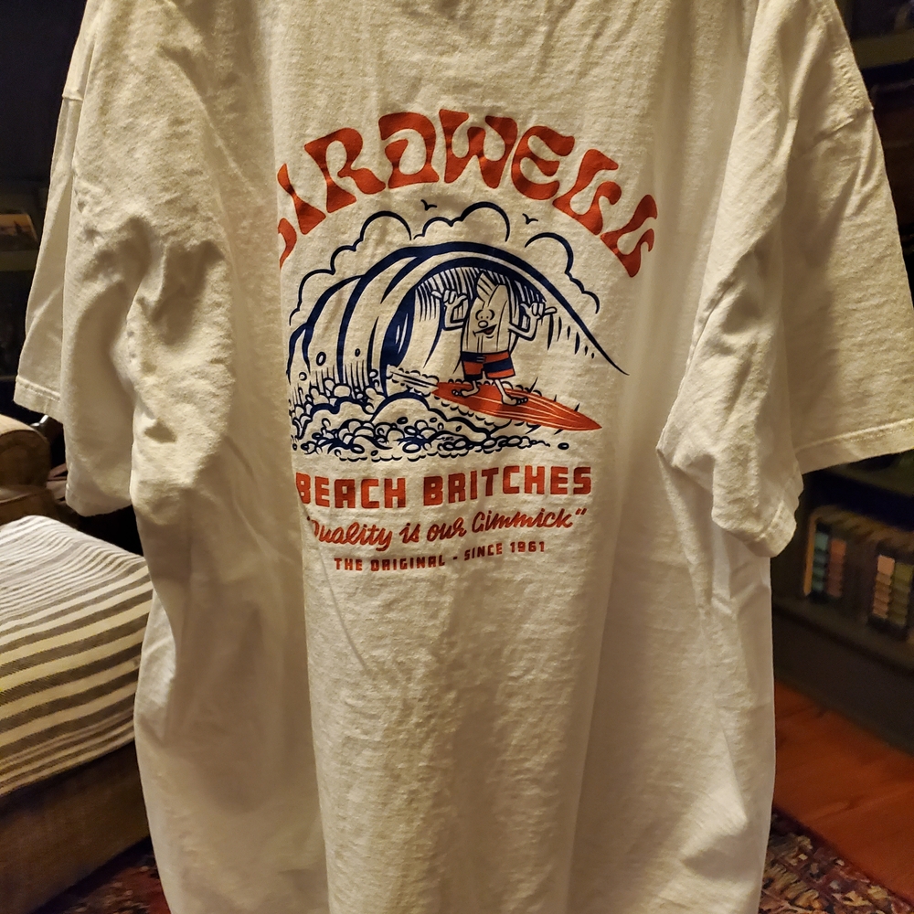 Birdwell Gray Short Sleeve Tee Casual Comfort - Picture 4 of 5